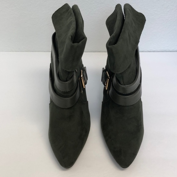 SOLD Rampage faux suede booties ankle boots heels - Picture 2 of 8